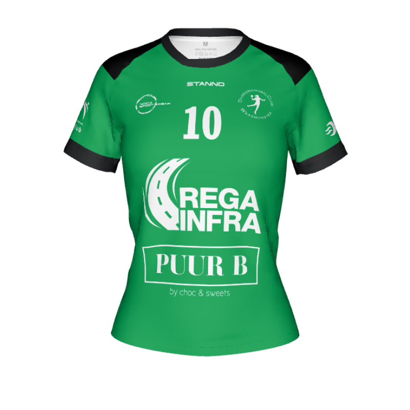 DHC Waasmunster M10 Wedstrijdshirt groen