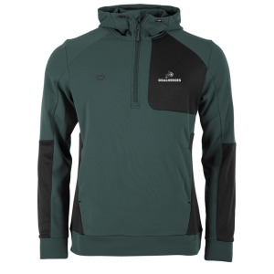 Goalheroes Plaza brush hooded half zip top